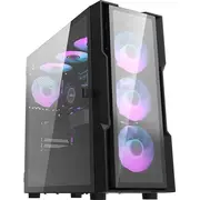 O Darkflash Dk431 Glass  4 fans 4710343794561