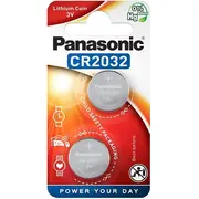 Panasonic baterija Cr2032/2B  Cr-2032L/2Bp 5025232060689 21619