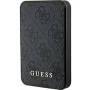 Powerbank Guess 15W Gupb5Lp4Gegk 5000Mah /Black 4G Leather Metal Logo  3666339171377