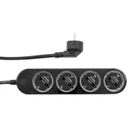 Shelly Power Strip 4 Gen4 Black Smart  Indsl2Urw0058 3800238070571