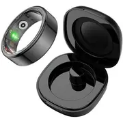 Smart Ring Colmi R02 12  etui ładujące Black Case 6972436985906