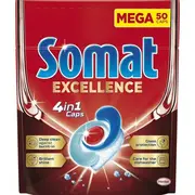 Somat Excellence Kapsułki do zmywarki, 50  9000101807998
