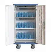 Techly Ventilated Charging Station Trolley 30 Notebook or Smartphone Black/Grey  108705 8051128108705 Tabthllad0001