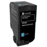 Toner Lexmark 74C20C0 Cyan Oryginał  734646601344