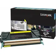 Toner Lexmark X748H3Yg Yellow Oryginał  0734646435796