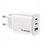 Verbatim Essentials mains charger Gan 65W white 32353  32353/15538967 0023942323532