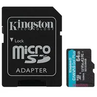 Karta Kingston Canvas Go Plus Microsdxc 64 Gb Class 10 Uhs-I/U3 A2 V30 Sdcg3/64Gb  740617301045
