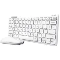 Keyboard Mouse Wrl Lyra/White 25073 Trust  8713439250732