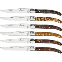 Jean Dubost Laguiole 6 pcs. Steak Knife Set, Acrylic  L0060084Ae7017 3219330989900 790281