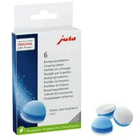 Jura 24225 Cleaning Tablets - 3 in 1, Pack of 6  7610917242252