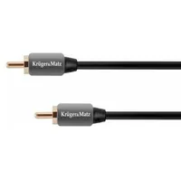 Kabel KrugerMatz Rca Cinch - 1M  Km0301 5901436784678