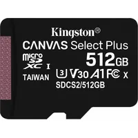 Karta Kingston Canvas Select Plus Microsd 512 Gb Class 10 Uhs-I/U3 A1 V30 Sdcs2/512Gbsp 