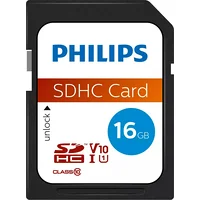 Karta Philips Sdhc 16 Gb Class 10 Uhs-I/U1 V10 Fm16Sd45B/00  8719274668671 512360