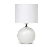 stołowa Platinet Table Lamp Lampa Stołowa E27 25W Ceramic Round Base 1,5 M Cable White 45671  Ptl20217W 5907595456715