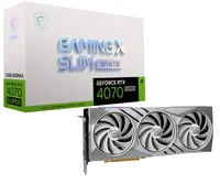 Msi Gaming Geforce Rtx 4070 Super 12G X Slim White Nvidia 12 Gb Gddr6X  Sli/Vgamisnvdm205 4711377171625 Vgamisnvdm205