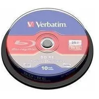 Blu-Ray Verbatim Bd-Re Sl 25 Gb 2X Spindle 10  43694/11887752