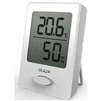 Duux Sense Hygrometer  Thermometer, White, Lcd display Dxhm01 - 1848160 8716164996937