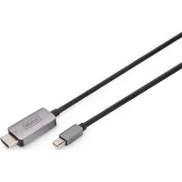 8K Mini Displayport for Hdmi Cable, 60Hz, Alu black 1M  Db-340109-010-S 4016032484219 841304