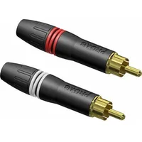 Av Procab Pcr2M/Bg Cable connector - professional Rca/Cinch male gold contacts pair Black shel  5414795042254