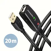 Axagon  Adr-220 Usb 2.0 A-M - A-F act 20M cabl 8595247902351 Akaxnkuadr22001