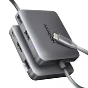 Axagon  Hmc-5Hl Usb 5Gbps hub, 2X Usb-A, Hdmi 4K/60Hz, Rj-45, Pd 100W, 20C 8595247907516