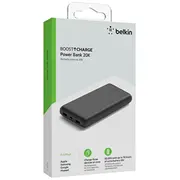 Belkin Boost Charge Powerbank 20.000Mah 15W Usb-A/C Bpb012Btbk  0745883837694 717201