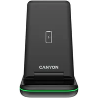 Canyon  wireless charger Ws-304 15W 2In1 Black Cns-Wcs304B 5291485009625