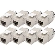Digitus Cat 6A Keystone Modul,Geschirmt Kabelmanager 8 Stk  Dn-93617-8 4016032490616