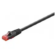 Goobay U/Utp Outdoor-Patchcord Cat6. Black. 50M  55437 4040849554377