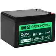 Green Cell Greencell Agm Vrla 12V 12Ah battery for cash registers toys cameras 151X98.5X95Mm  Agm12V12Ah-H 5904326376571