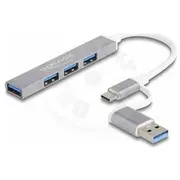 Hub Usb Delock - 3 x 2.0  1 3.2 Gen Desktop 64214 4043619642144