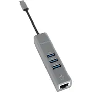 Hub Usb Terratec Connect C2 1X Rj-45  3X Usb-A 3.0 251735 4040895004819