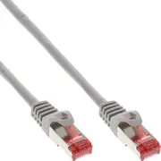Inline 30Pcs. pack Bulk-Pack Patch cable, S/Ftp Pimf, Cat.6, 250Mhz, Pvc, Cca, grey, 3M  B-76103 4043718253432