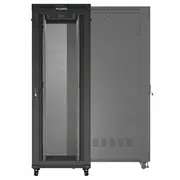 Instalacyjna Rack Stojąca 19 47U 800X1200  Perforowane Lcd Lanberg Flat Pack V2 Ff01-8247-23Bl 5901969447231