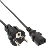 Kabel  Inline 35Pcs. Bulk-Pack Power Cable 3 Pin Iec C13 H05Vv-F 3X0.75Mm² black 1.8M B-16651 4043718290130