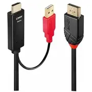 Kabel Lindy Displayport - Hdmi  Usb-A 2M 41426 41426/6521662 4002888414265