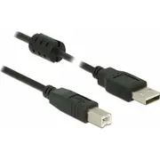 Kabel Usb Delock Usb-A - Usb-B 5 m  84899 4043619848997