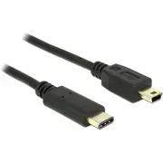 Kabel Usb Delock Usb-C - miniUSB 0.5 m  83335 4043619833351