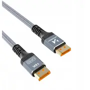 Kabel Wozinsky Wps-16Ayl2S Displayport 2.1 Certyfikowany Vesa 80 Gb/S 16K60Hz 8K120Hz 4K240Hz Hdr Hdcp Dsc 2M -  5907769376672