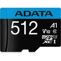 Karta Adata Memory Micro Sdxc 512Gb W/Ad,/Ausdx512Guicl10A1-Ra1  Ausdx512Guicl10A1-Ra1 4711085944085