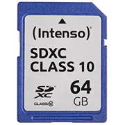 Karta Intenso Sdxc 64 Gb Class 10  3411490 4034303017935