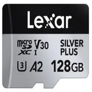 Karta Lexar Professional Silver Plus Microsdxc 128 Gb Class 10 Uhs-I/U3 A2 V30 Lmssipl128G-Bnang  843367135332