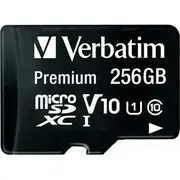 Karta Verbatim Premium Microsdxc 256 Gb Class 10 Uhs-I/U1  44087 023942440871