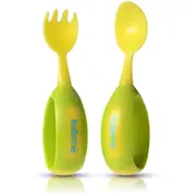 Kidsme karotīte un dakšiņa, Lime, no 9 mēn. 9853 Li  4893014870853