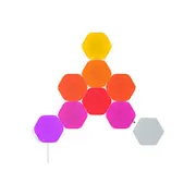 Kinkiet Nanoleaf Shapes Hexagons Starter Kit - panele  9 , 1 kontroler Black Nl42-0102Hx-9Pk 4897105335931