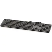 Klawiatura Lmp Large Font Usb  110 keys wired keyboard with 2X and aluminum upper cover - German space gray 24263/13942757 7640113436667