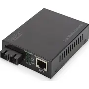 Konwerter wodowy Digitus Gigabit Poe Singlem.media Rj45/Sc Sm Pse  Dn-82160 4016032390039