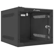 Lanberg 10 Wall-Mounted Rack Cabinet 4U 280X310, Black  Wf10-2304-10B 5901969416893 Szalaewis0039