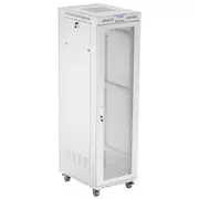 Lanberg Free-Standing installation rack cabinet 19 inches 42U 600X800 perforated doors Lcd gray Fpack  Ff01-6842-23Sl 5901969441390 Nulagr42U000050