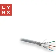 Lynx Sftp  Cat6A, Lszh, celoměděný, vnitřní, šedý, cívka 500M Lx-Sld-Sftp6A-Lszh-Gr 8591205721187